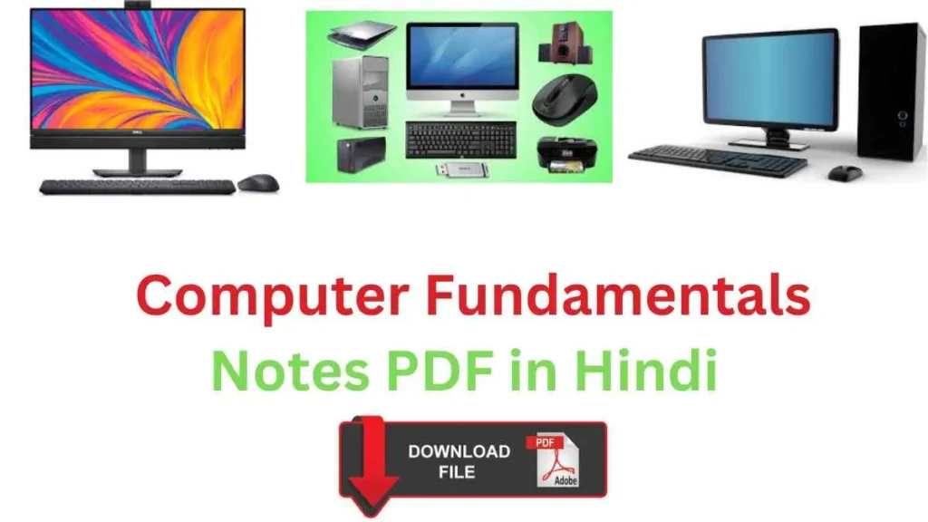 Computer Fundamentals Notes PDF